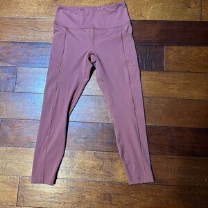 90 Degree By Reflex High Waisted Tummy Control Ankle Leggins w/Pockets